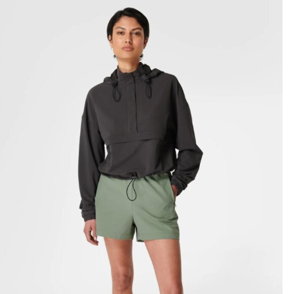 NEW Sweaty Better Crop Track Jacket with Hood Size XS - Picture 1 of 6
